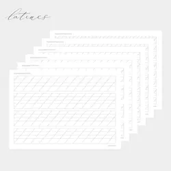 فایل جامع برگه تمرینی خط‌کشی شده کاپرپلیت