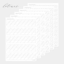 فایل جامع برگه تمرینی خط‌کشی شده کاپرپلیت