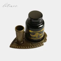 پایه فلزی طرح سلطنتی + مرکب