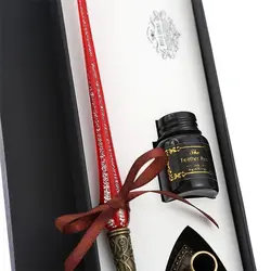 ست خوشنویسی طرح ۵ شیشه‌ای رنگ آبی