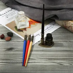 ست خوشنویسی طرح ۵ چوبی رنگ قرمز