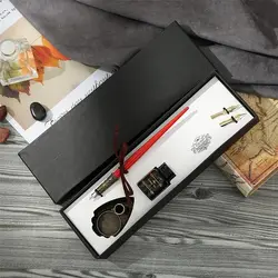 ست خوشنویسی طرح ۵ چوبی رنگ قرمز