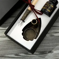 ست خوشنویسی طرح ۵ چوبی رنگ قرمز