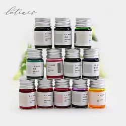 ست مرکب قلم شیشه‌ای