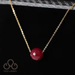 گردنبند گوی عقیق سرخ