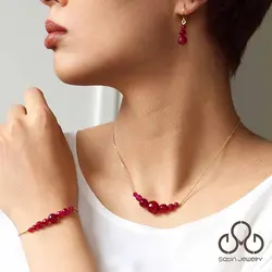 ست عقیق سرخ