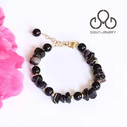 دستبند عقیق سیاه