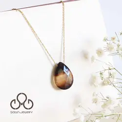 گردنبند عقیق اشکی