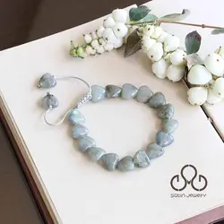 دستبند لابرادوریت قلبی