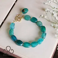 دستبند عقیق سبز