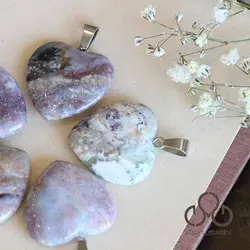 نیم ست عقیق خزه ای