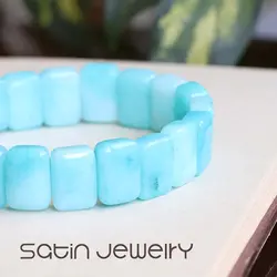 دستبند جید آبی روشن