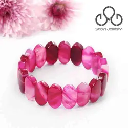 نیم ست عقیق صورتی