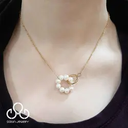 گردنبند مروارید حلقه ای