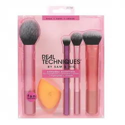 ست برس و پد آرایشی ریل تکنیک مدل everyday essentials