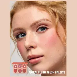 پالت رژگونه شیگلم رنگ Floral Flush