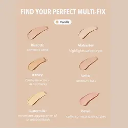 پالت کانسیلر و کورکتور شیگلم رنگ Vanilla