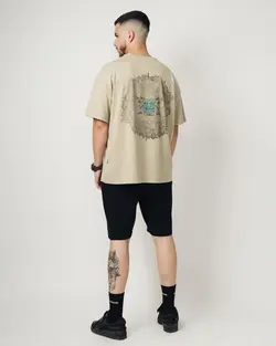 تیشرت FREE YOUR MIND کرم