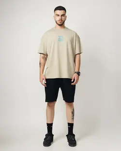 تیشرت FREE YOUR MIND کرم