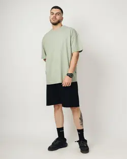 تیشرت بیسیک فلای سبز سدری