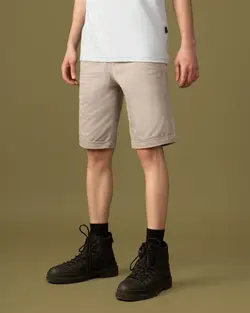 شلوارک کتان کرند طوسی