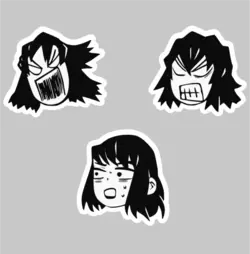 پک استیکر Anime - Demon Slayer 5 - MIMRE