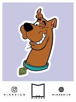 استیکر Scooby-doo - MIMRE