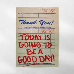 پوستر Today Is Going To Be A Good Day - MIMRE