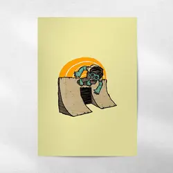 پوستر Skater Zombie - MIMRE