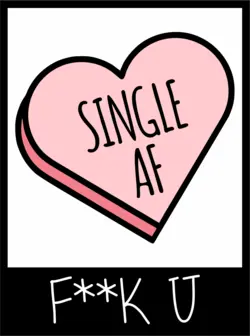 استیکر anti valentine V14 - MIMRE