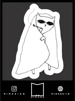 استیکر Cat - MIMRE