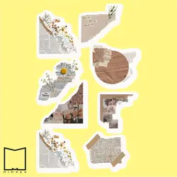 پک استیکر vintage - MIMRE