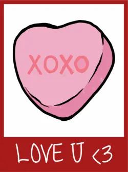 استیکر valentine V38 - MIMRE