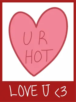 استیکر valentine V10 - MIMRE