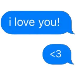 استیکر سوشالی I love you! <3 - MIMRE