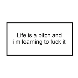 استیکر سوشالی Life is a bitch - MIMRE