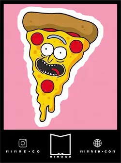 استیکر rickandmorty3-3 - MIMRE