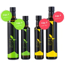 پک ویژه بطری روغن زیتون زرگون