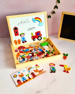 تخته دورو مگنتی با جورچین