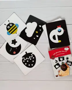 کارتهای سیاه و سفید نوزاد