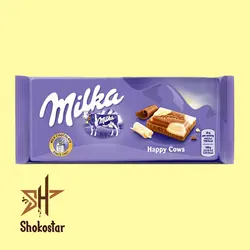 شکلات دو رنگ سفید و شکلاتی میلکا | شوکو استار
