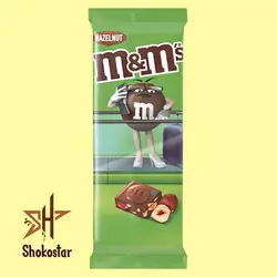 شکلات تخته ای ام اند ام فندقی M&M