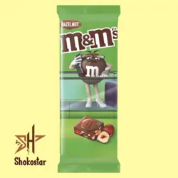 شکلات تخته ای ام اند ام فندقی M&M | شوکو استار