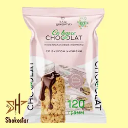 شکلات با طعم چیزکیک حاوی غلات کوبار | شوکو استار