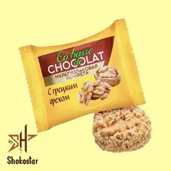 شکلات حاوی مغز گردو و غلات کوبار | شوکو استار