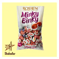 تافی میوه مینکی بینکی روشن roshen | شوکو استار