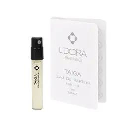 تستر ادوپرفیوم مردانه مدل TAIGA لدورا فرگرنس 2 میلی لیتر
