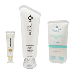 پک کلاژن ساز لدورا - کرم لیفتینگ ، کرم آبرسان و کرم دور چشم لدورا