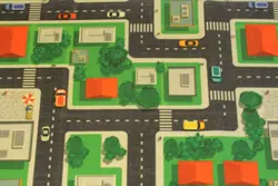 کفپوش رولی طرح‌کودک - خیابان