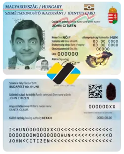 دانلود لایه باز آیدی کارت مجارستان